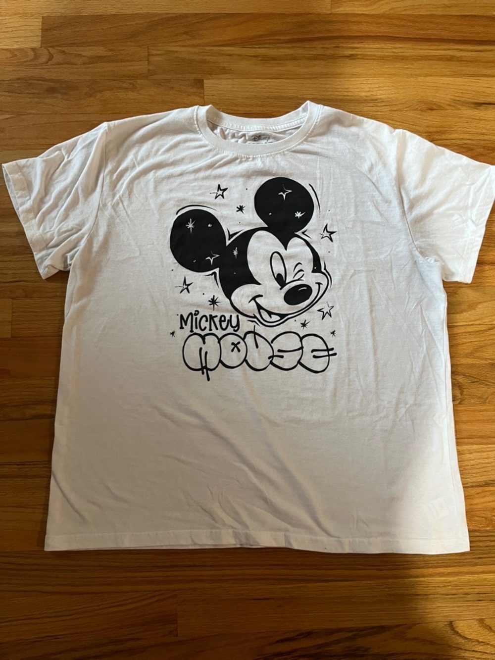 Disney White Mickey Mouse Graphic Tee